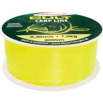 CLIMAX Cult Carpline fluo yellow 600 m 0,3 mm 8,3 kg – Zboží Dáma