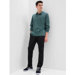 Gap Kalhoty khaki slim fit GapFlex Černá – Zboží Dáma