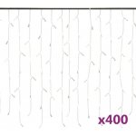 vidaXL LED světelný závěs 3x3 m 300 LED teplá bílá 8 funkcí – Hledejceny.cz