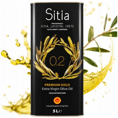 Sitia PREMIUM GOLD olivový olej Extra panenský 5 l – Sleviste.cz