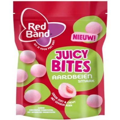 Red Band bonbonky s příchutí jahody 145 g