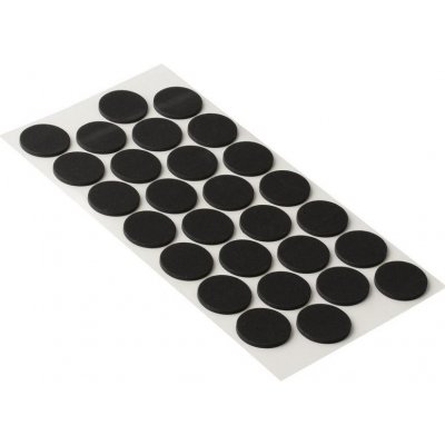 Walteco Protiskluzové podložky EVA, průměr 28mm, samolepicí, černé, 28 ks , 85102 – Zboží Mobilmania