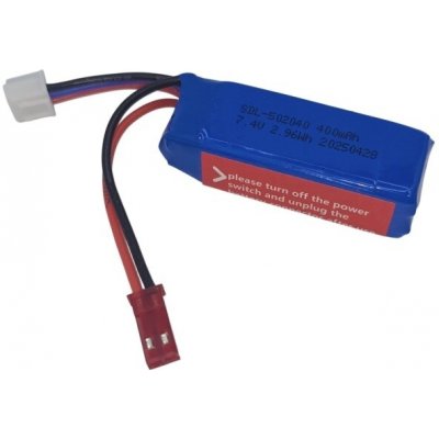 IQ models Akumulátor Li-Po 7.4V 400 mAh JST konektor – Zboží Mobilmania