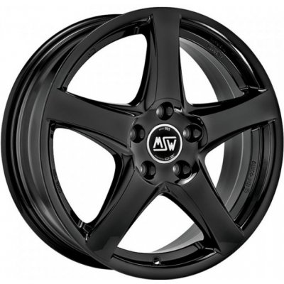 MSW 78 6,5x16 5x108 ET47,5 gloss black – Zboží Mobilmania