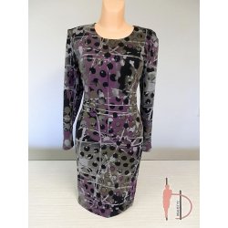 Drahstyl podzimní šaty Šárka fialová
