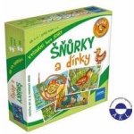 Dudlu GRANNA Hra Šňůrky a dírky kreativní set 4 karty s 8 provázky vyšívání obrázků – Hledejceny.cz