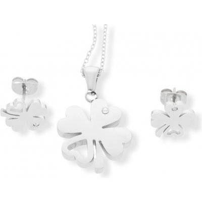 Ewena souprava čtyřlístek z chirurgické oceli DLF473 – Zboží Dáma