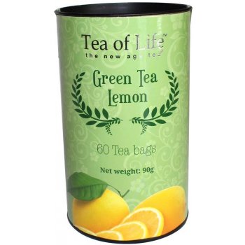 Tea of Life zelený čaj citrón sáčkový 60 ks