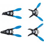 BGS 444 Kleště na vnější/vnitřní pojistné kroužky 80 mm. Sada 4 dílů – Zboží Mobilmania