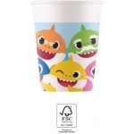 Procos EKO papírové kelímky Baby Shark 200ml – Hledejceny.cz