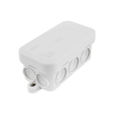 Krabice K6 IP54 rozbočovací, s naklapávacím víčkem, 80x43x36mm typ 5003 famatel – Zboží Mobilmania