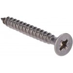 Nerezový šroub samořezný (5x30mm) zápustná hlava, AISI316 /A4 – Zboží Mobilmania