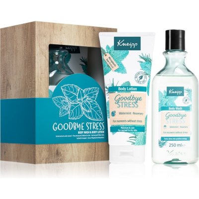 Kneipp Goodbye Stress pečující tělové mléko 200 ml + osvěžující sprchový gel 250 ml dárková sada – Zboží Mobilmania