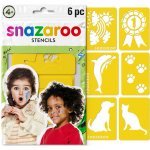 Snazaroo Šablony na obličejové barvy 6 ks – Zboží Dáma