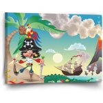 Sablio Obraz Pirát - 90x60 cm – Hledejceny.cz