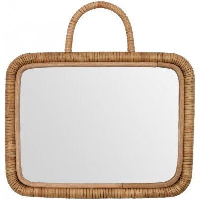 Meraki Ratanové závěsné zrcadlo Baki 32 x 24 cm – Hledejceny.cz