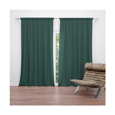Sablio Závěs Lesní zelená 2: 2ks 140x250cm – Hledejceny.cz