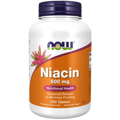 Now Foods Niacin 500 mg 250 tablet – Hledejceny.cz