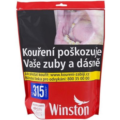 Winston Red Tabák cigaretový 129 g Stand-up pouch – Hledejceny.cz