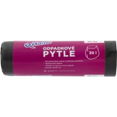Q Home - pytle na odpadky - 30 l, 30 ks, 7 mikronů – Zboží Dáma