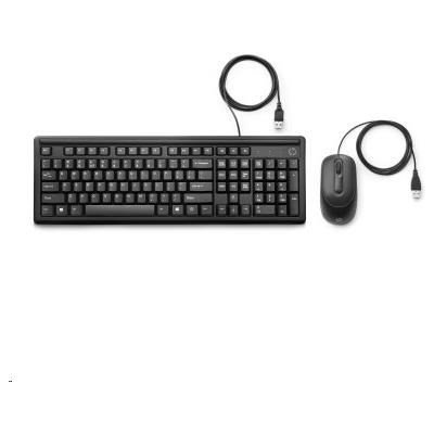 HP Wired Keyboard and Mouse 160 6HD76AA#BCM – Hledejceny.cz