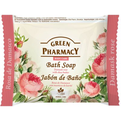 Green Pharmacy mýdlo Damašská růže s bambusovým máslem 100 g – Hledejceny.cz