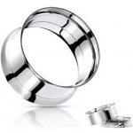 Šperky4U šroubovací ocelový tunel do ucha TN01080ST-22 – Zboží Dáma