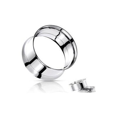 Šperky4U šroubovací ocelový tunel do ucha TN01080ST-22 – Zboží Dáma