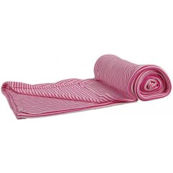 Kaarsgaren bambusová deka růžové proužky