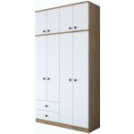 Kalune Design BA 121 120 cm ořech/bílá – Sleviste.cz