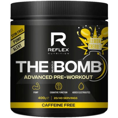 Reflex The Muscle Bomb Caffeine Free 400g – Zboží Mobilmania