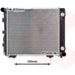 Chladič, chlazení motoru VAN WEZEL 30002066