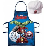 Euroswan Dětská zástěra s kuchařskou čepicí Avengers Marvel – Zboží Dáma