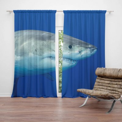 Sablio Závěs Žralok: 2ks 140x250cm – Hledejceny.cz