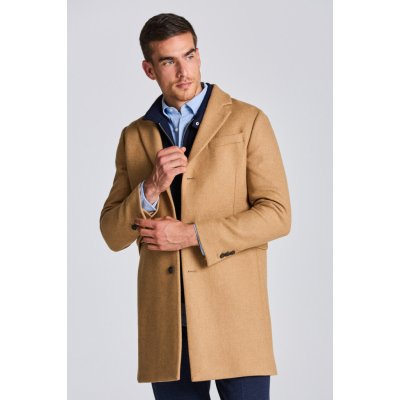 Gant D1. Classic Wool Coat hnědá – Zboží Dáma