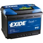 Exide Excell 12V 74Ah 680A EB741 – Zboží Mobilmania