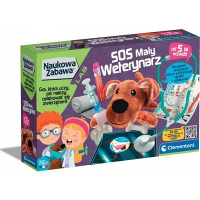 Clementoni Vědecká zábava. SOS Malý veterinář 50712 – Zboží Dáma