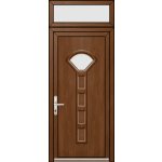 OknaDvereNaMiru.cz Vchodové dveře 3D Dora 2 + Nadsvětlík bílá 100 x 220 cm – Hledejceny.cz