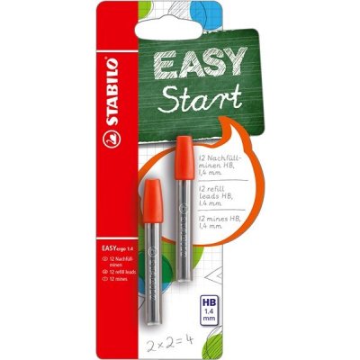 Stabilo EASYergo HB 1.4 mm náhradní v plastové krabičce 2 x 6 tuh v balení