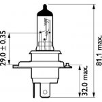 Philips MasterDuty BlueVision 13342MDBVB1 H4 P43t-38 24V 75/70W – Zboží Mobilmania