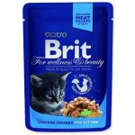 Brit Premium Cat Kitten Chicken Chunks 100 g – Sleviste.cz