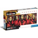 Clementoni 39545 NETFLIX La Casa de Papel panorama 1000 dílků – Zboží Mobilmania