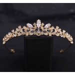 B-Top korunka do vlasů s krystaly a lístky Crystals – Zboží Dáma B-Top korunka do vlasů s krystaly a lístky Crystals – Zboží Dáma