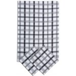 Sleep-well MODERNÍ KÁRO 50 x 70 cm ČERNÁ 3 ks – Zbozi.Blesk.cz