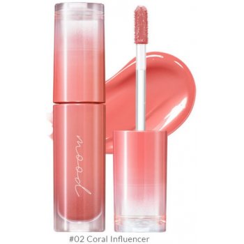 Peripera Ink Mood Glowy Tint dlouhotrvající tint na rty 02 Coral Influencer 4 g