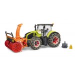 Bruder Traktor Claas Axion 950 se sněžnou frézou a řetězy 03017 – Zboží Dáma