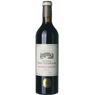 Chateau Tour Grand Faurie Saint-Emilion Grand Cru suché červené 2018 14,5% 0,75 l (holá láhev) – Hledejceny.cz