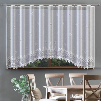 Záclona hotová Estera 320 x 160 cm - řasící stuha 2,5cm Estera D – Zboží Mobilmania