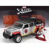 Model Jada Jeep Gladiator Pick-up 2021 With X-men Figure Silver 1:32