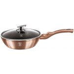 BerlingerHaus hluboká s mramorovým povrchem a poklicí Rosegold Metallic Line 24 cm – Zbozi.Blesk.cz